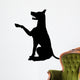 Begging Dog Silhouette Wall Decal