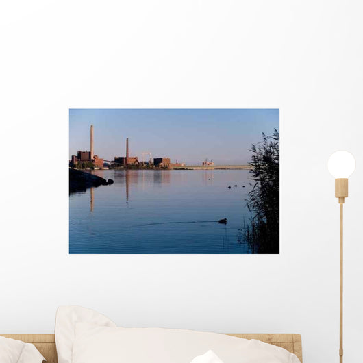 Industry near Nature Wall Decal