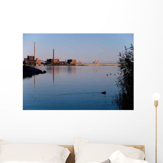 Industry near Nature Wall Decal
