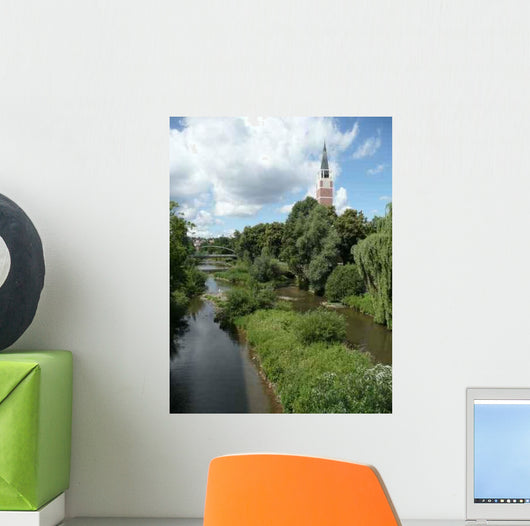 Floodplain and Steeple Wall Decal