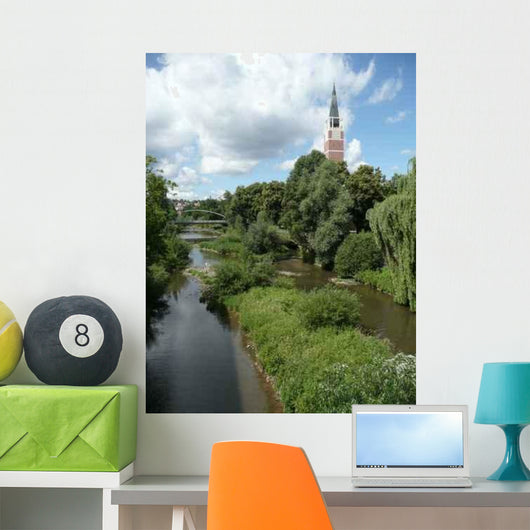 Floodplain and Steeple Wall Decal