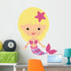 Adorable Little Mermaid Wall Decal