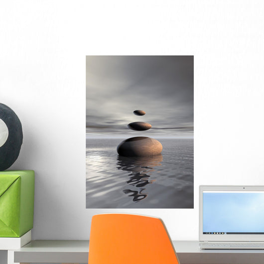 Levitation Pebbles Wall Decal