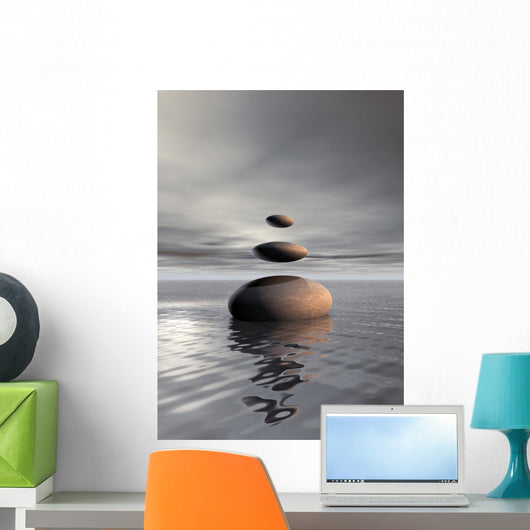 Levitation Pebbles Wall Decal