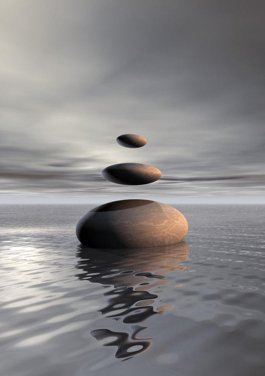 Levitation Pebbles Wall Decal
