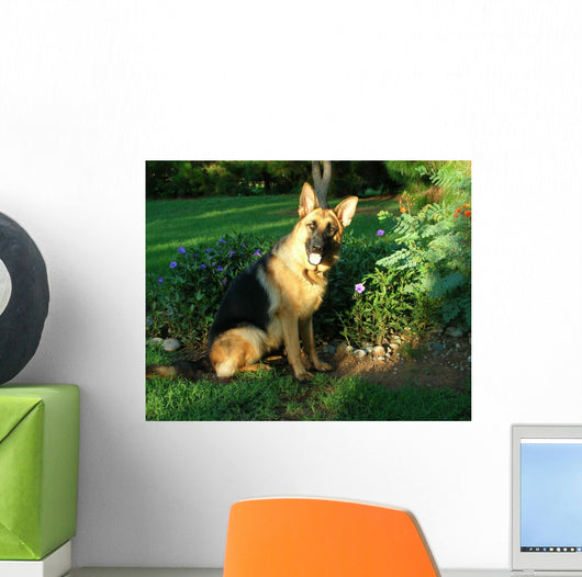 German Shepherd Sunshine Wall Decal