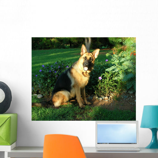German Shepherd Sunshine Wall Decal