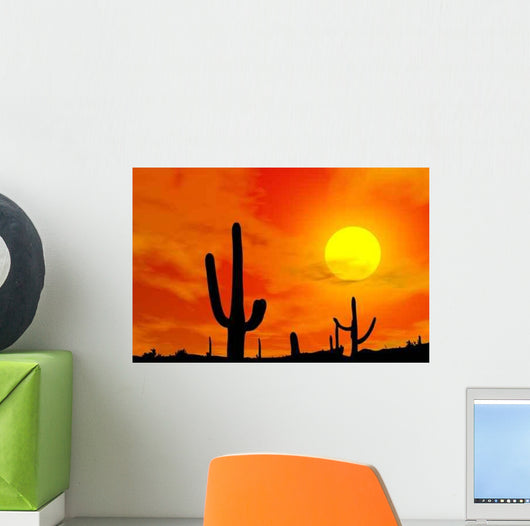 Des Kaktus Wall Decal