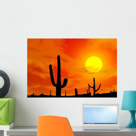 Des Kaktus Wall Decal