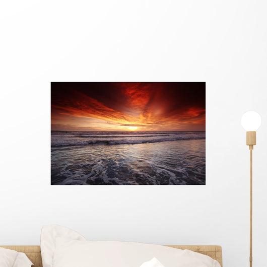 Bali Sunset Wall Decal