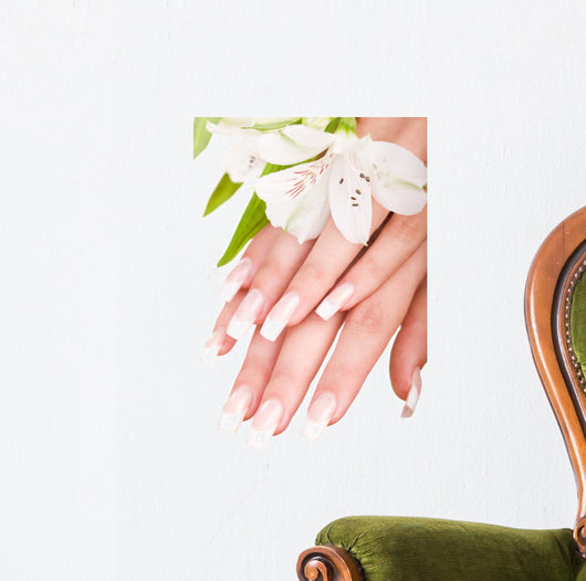 Closeup Image Beautiful Nails Wall Decal