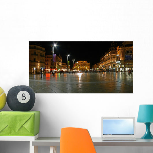 Pano Comedie Night Wall Decal