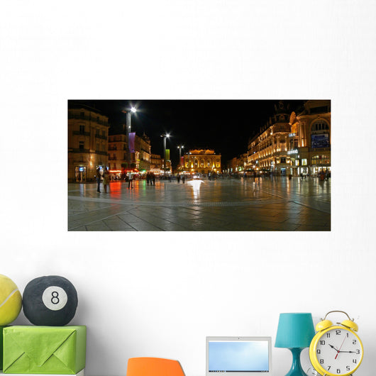 Pano Comedie Night Wall Decal