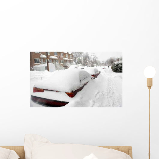 Snowstorm Montreal Wall Decal