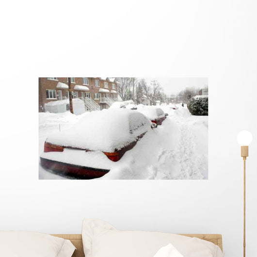 Snowstorm Montreal Wall Decal