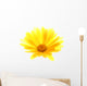 Yellow Gerbera Flower Wall Decal