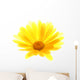 Yellow Gerbera Flower Wall Decal