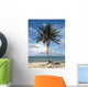 Palm Tree Beach Wall Decal Design 1
