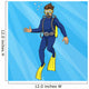 Diver Underwater Pop Art Wall Decal