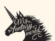 Silhouette Unicorn Wall Decal