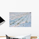 Agricultural Field Covered Snow Wall Decal