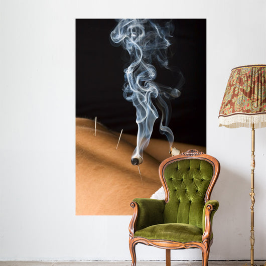 Patient Receiving Acupuncture Treatment Wall Decal