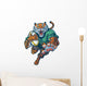 Sports Tiger Mascot Rugby Wall Decal