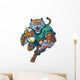 Sports Tiger Mascot Rugby Wall Decal