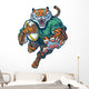 Sports Tiger Mascot Rugby Wall Decal