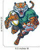 Sports Tiger Mascot Rugby Wall Decal