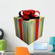 Gift Box Diverse Colors Wall Decal