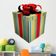 Gift Box Diverse Colors Wall Decal