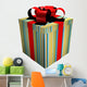 Gift Box Diverse Colors Wall Decal