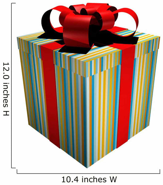 Gift Box Diverse Colors Wall Decal