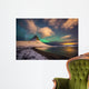 Nordlichter Island Wall Decal