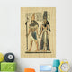 Ancient Egyptian Parchment Ra and Hathor Wall Decal