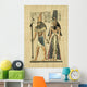 Ancient Egyptian Parchment Ra and Hathor Wall Decal
