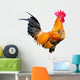 Chicken Bantam Crowing Rooster Wall Decal