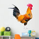 Chicken Bantam Crowing Rooster Wall Decal