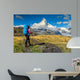 Hiker Matterhorn Peak Switzerland Wall Decal