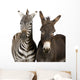 Zebra and Donkey Wall Decal