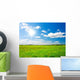 Green Hill under Blue Wall Decal Design 2