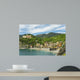 Idyllic Landscape Resort Village Wall Decal