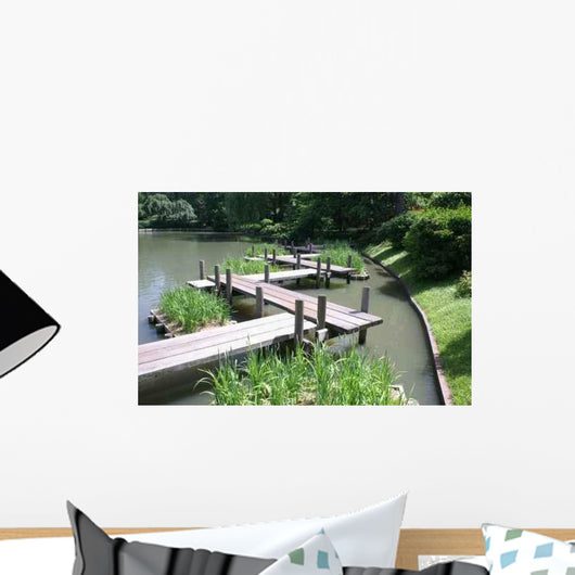 Botanical Gardens Bridge Wall Decal