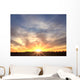 Bright Orange Horizon Sunrise Wall Decal