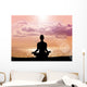 Yoga and Meditation Wall Decal