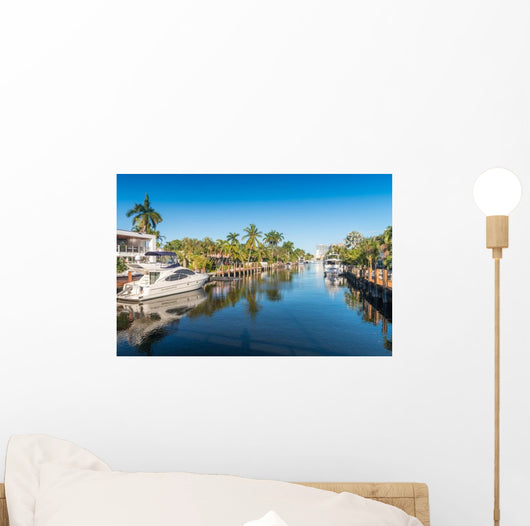 Beautiful Canal Fort Lauderdale Wall Decal