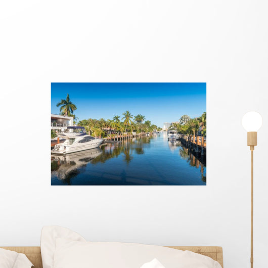 Beautiful Canal Fort Lauderdale Wall Decal