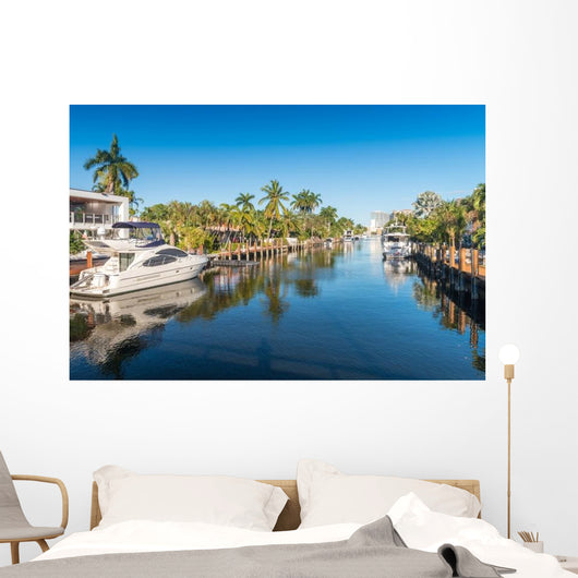 Beautiful Canal Fort Lauderdale Wall Decal