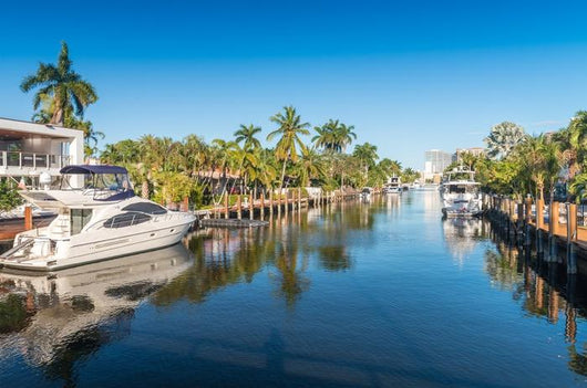 Beautiful Canal Fort Lauderdale Wall Decal